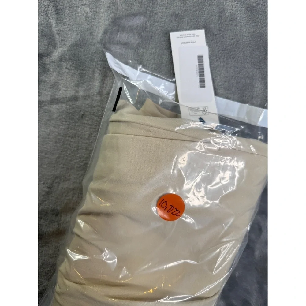 Theory Mens 34 Chino Pants Beige Khaki Flat Front Straight Leg Trousers